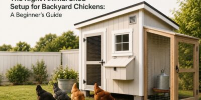 Right Animal Shed Setup for Backyard Chickens
