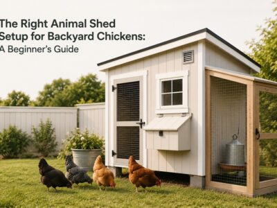 Right Animal Shed Setup for Backyard Chickens