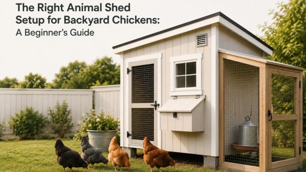 Right Animal Shed Setup for Backyard Chickens
